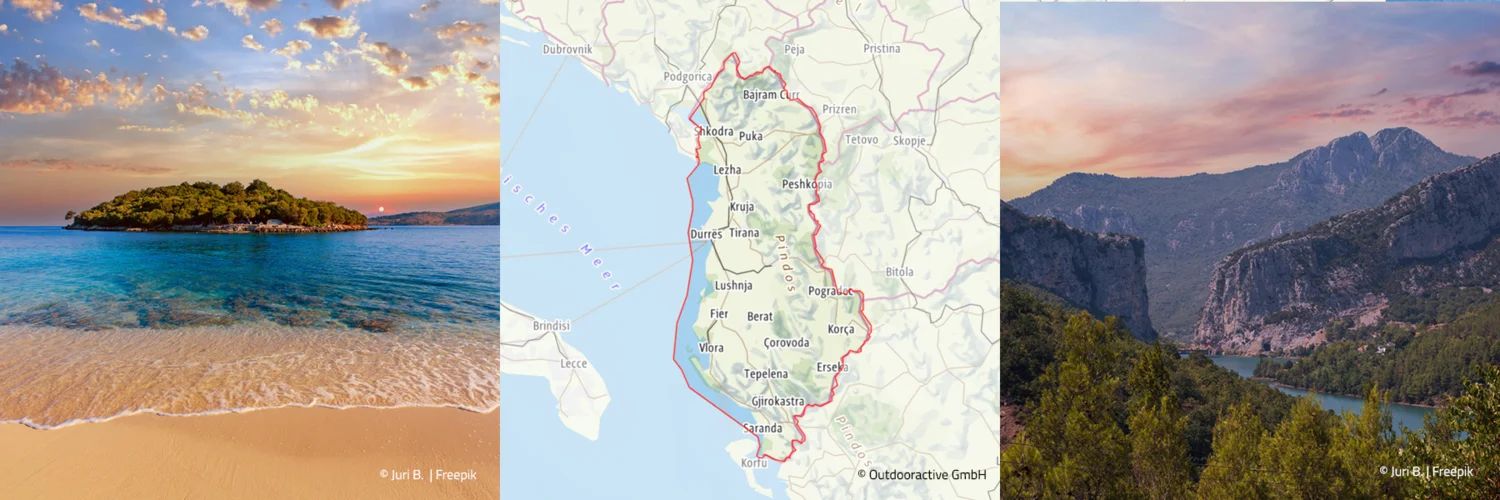 Albanien - alle Infos auf Trip Albanien  - alles auf einer Karte