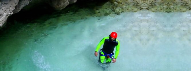 Trip Albanien - Canyoning - Die Hotspots für Rafting und Canyoning. Abenteuer Aktivität in der Tiroler Natur. Tiefe Schluchten, Klammen, Gumpen, Naturwasserfälle.